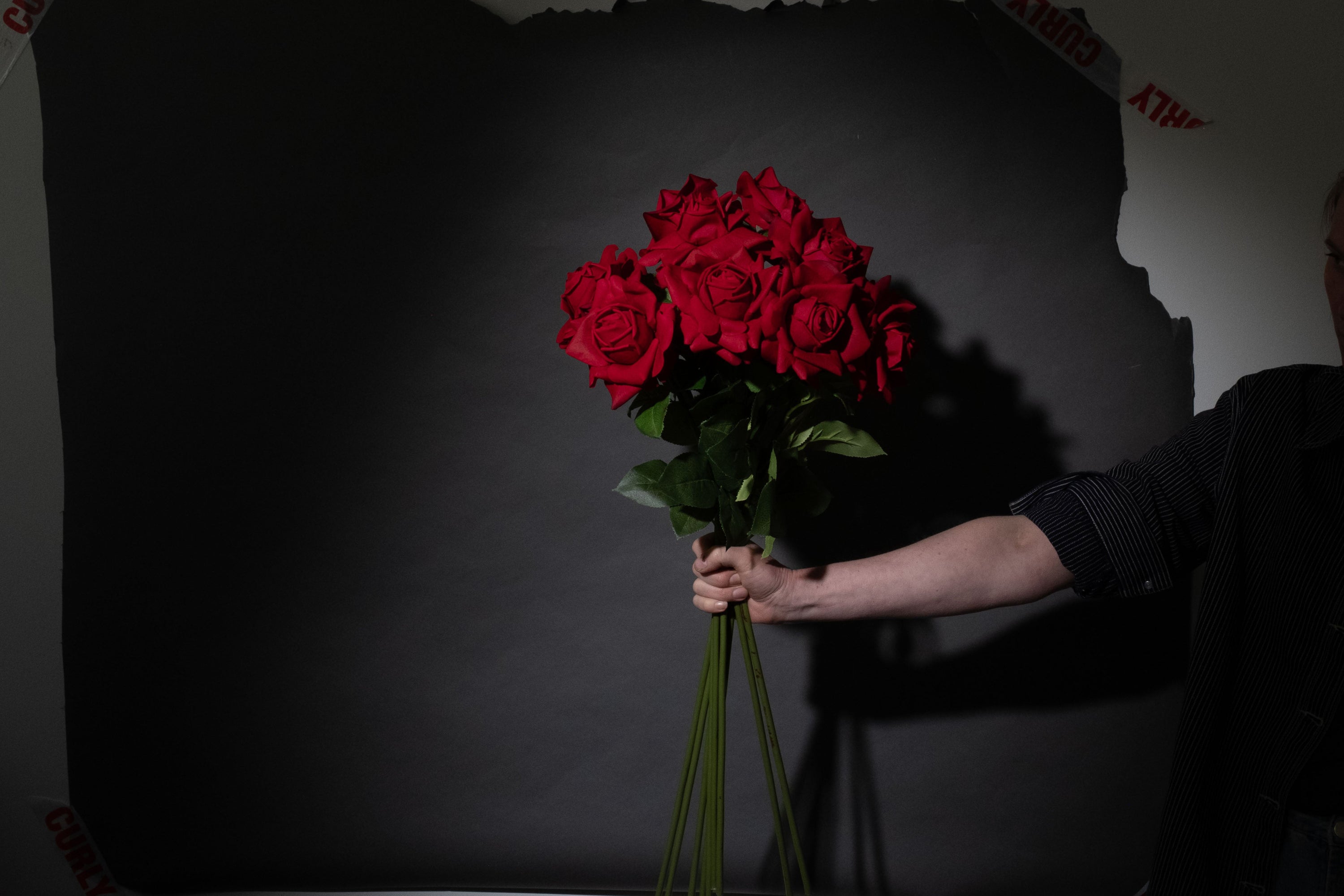 Roter Rosenstrauss