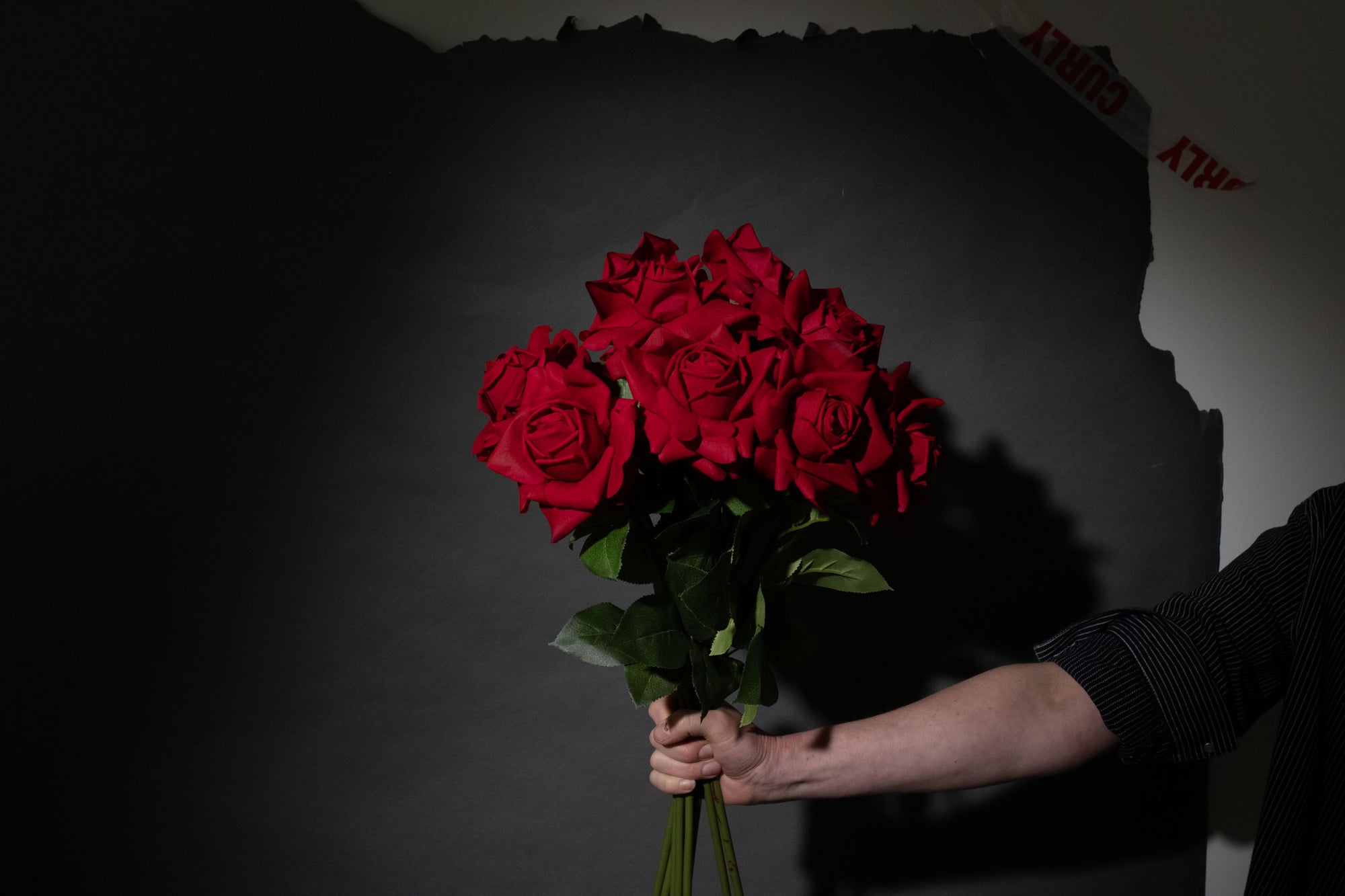 Roter Rosenstrauss